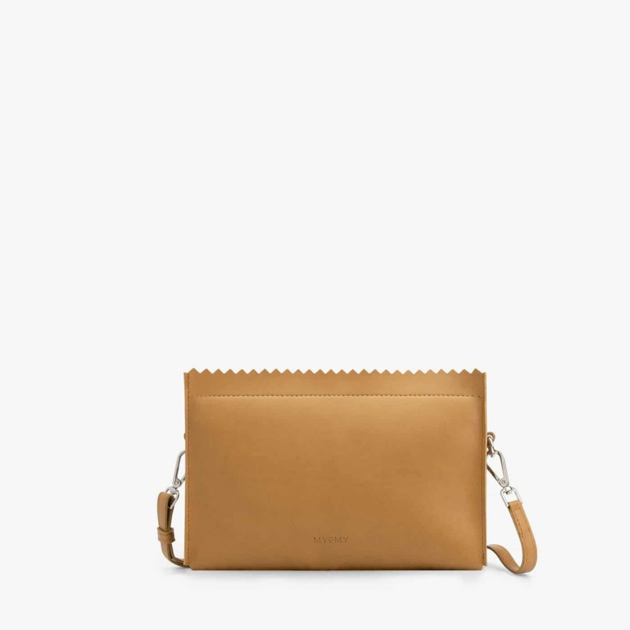 Dames MYoMY Cross-Body | My Paper Bag Mini - Appleskin - Appleskin Camel Appleskin-Camel